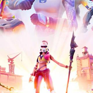 Fortnite girl phone wallpaper