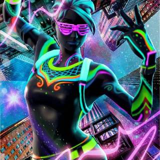 Fortnite girl phone wallpaper