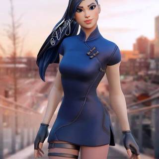 Fortnite girl phone wallpaper