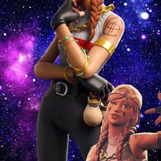 Fortnite girl phone wallpaper