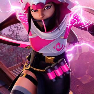 Fortnite girl phone wallpaper