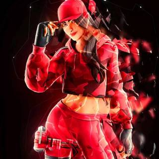 Fortnite girl phone wallpaper