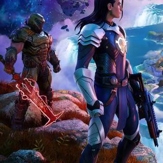 Fortnite girl phone wallpaper