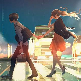 Anime couples iPhone wallpaper