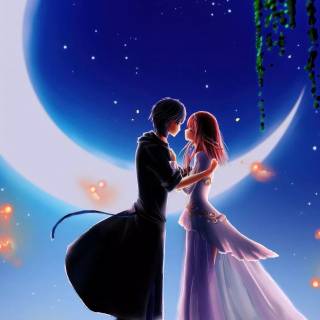 Anime couples iPhone wallpaper