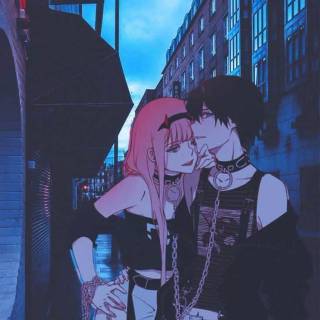 Anime couples iPhone wallpaper