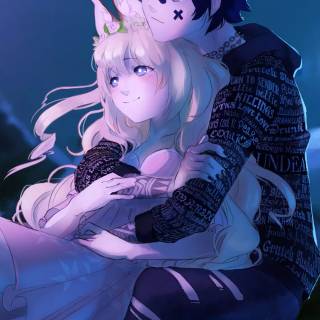Anime couples iPhone wallpaper