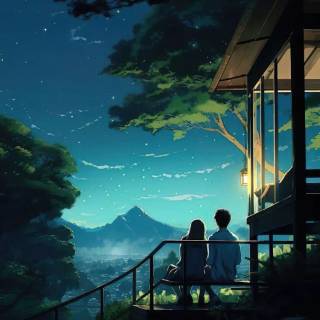 Anime couples iPhone wallpaper