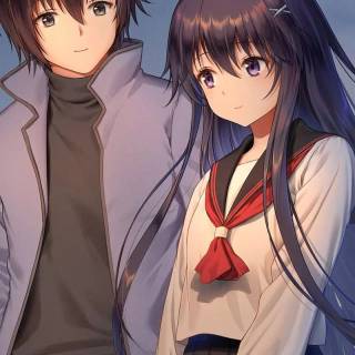 Anime couples iPhone wallpaper