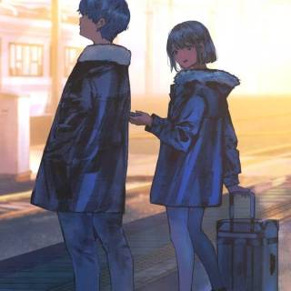 Anime couples iPhone wallpaper