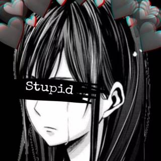 Sad anime girl phone wallpaper