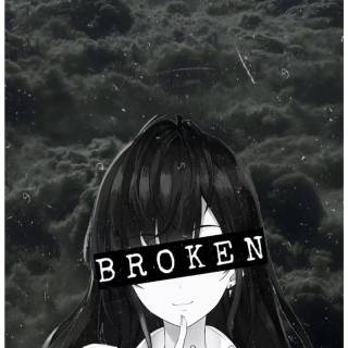 Sad anime girl phone wallpaper