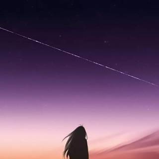 Sad anime girl phone wallpaper