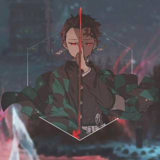 Kamado Tanjiro phone wallpaper