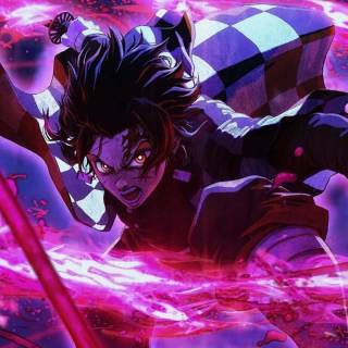 Kamado Tanjiro phone wallpaper