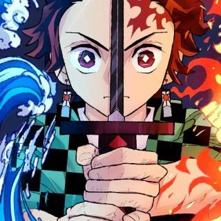 Kamado Tanjiro phone wallpaper