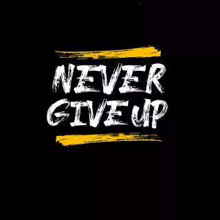 Never Give Up iPhone wallpaper