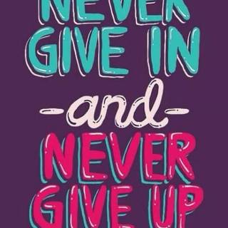 Never Give Up iPhone wallpaper