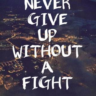 Never Give Up iPhone wallpaper