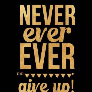 Never Give Up iPhone wallpaper