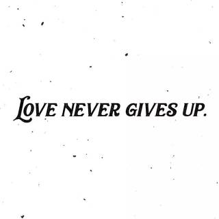 Never Give Up iPhone wallpaper