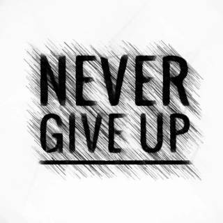 Never Give Up iPhone wallpaper