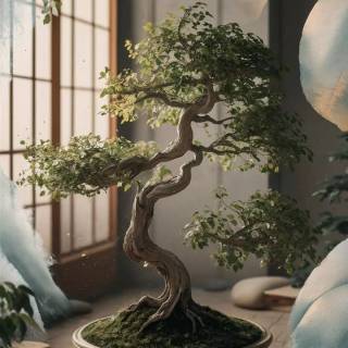 Bonsai iPhone wallpaper
