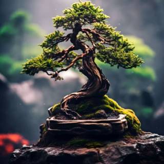 Bonsai iPhone wallpaper