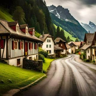 Village wallpaper