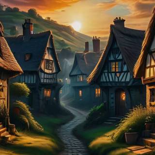 Village wallpaper