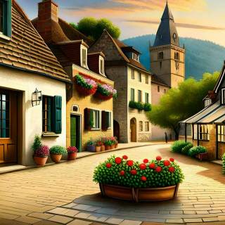 Village wallpaper