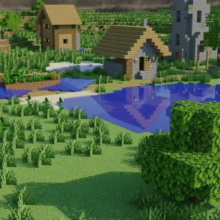 Village wallpaper
