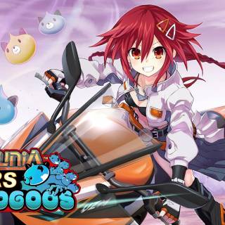 Neptunia Riders Vs Dogoos wallpaper
