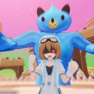 Neptunia Riders Vs Dogoos wallpaper