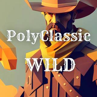 PolyClassic: Wild wallpaper