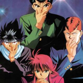Yusuke and Hiei wallpaper