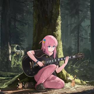 Bocchi the Rock! phone wallpaper