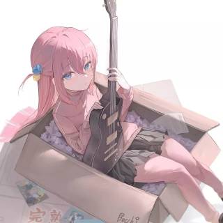 Bocchi the Rock! phone wallpaper