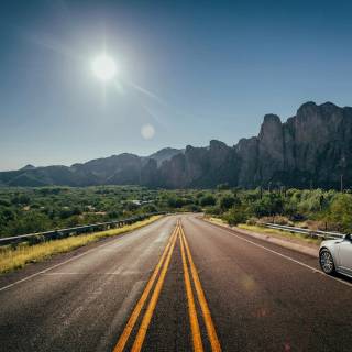 Road trip 4k wallpaper