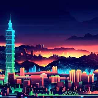 City 4k night wallpaper