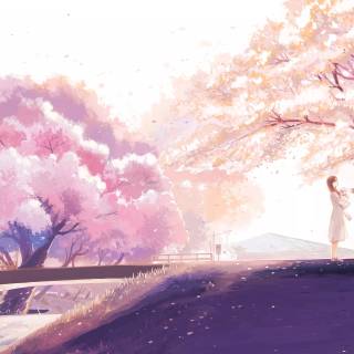 Anime couple 4k PC wallpaper