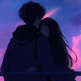 Anime couple 4k PC wallpaper