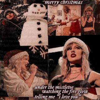 Christmas iPhone collage wallpaper