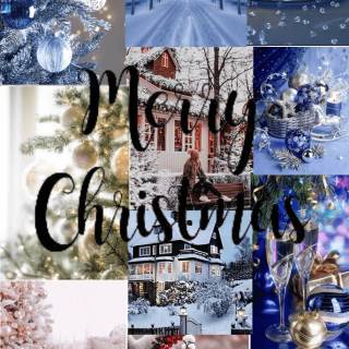 Christmas iPhone collage wallpaper