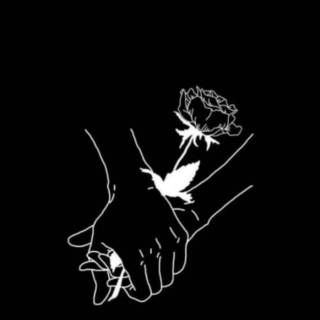 Hand holding phone wallpaper