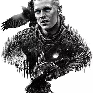 Ivar The Boneless phone wallpaper