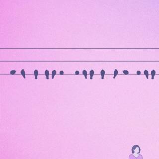 Phone anime purple wallpaper