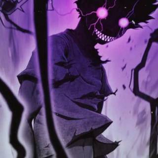 Phone anime purple wallpaper