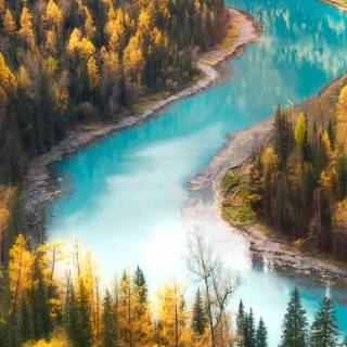 Phone river wallpaper