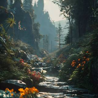 Phone river wallpaper